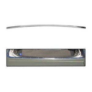 FORD MUSTANG 1964-1966 DECAPOTABLE CABRIOLET CHROME CENTRAL DE CONTOUR DE CAPOTE SUR CARROSSERIE Convertible top boot rear moldi