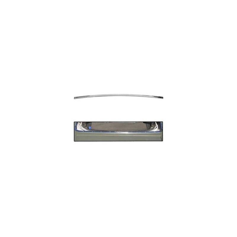 FORD MUSTANG 1964-1966 DECAPOTABLE CABRIOLET CHROME CENTRAL DE CONTOUR DE CAPOTE SUR CARROSSERIE Convertible top boot rear moldi