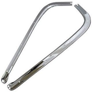 FORD MUSTANG 1964-1966 DECAPOTABLE CABRIOLET Convertible Top Boot Side Molding SCOTT DRAKE FM-BC028 C5ZZ-76423A18-9