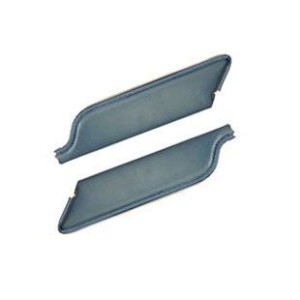 FORD MUSTANG 1964-1965 CABRIOLET PAIRE DE PARE SOLEIL BLEU Convertible Sun Visors blue SCOTT DRAKE C5ZZ-7604104-BL