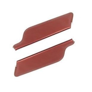 FORD MUSTANG 1964-1966 CABRIOLET PAIRE DE PARE SOLEIL AMBRE Convertible Sun Visors Emberglow SCOTT DRAKE C5ZZ-7604104-EM