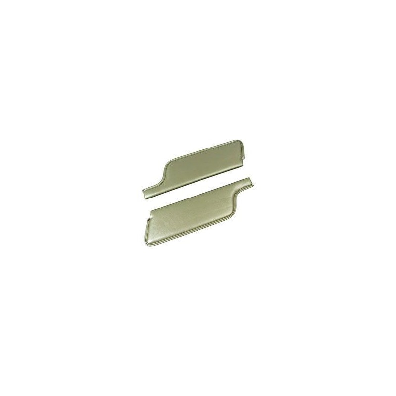 FORD MUSTANG 1964-1966 CABRIOLET PAIRE DE PARE SOLEIL LIERRE DORE Convertible Sun Visors Ivy Gold SCOTT DRAKE C5ZZ-7604104-IG