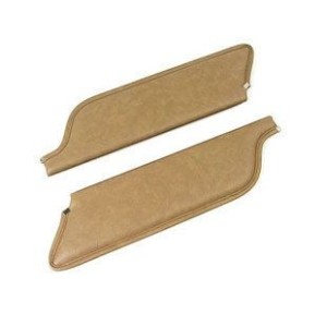 FORD MUSTANG 1964-1966 CABRIOLET PAIRE DE PARE SOLEIL PALOMINO Convertible Sun Visors Palimino SCOTT DRAKE C5ZZ-7604104-PA