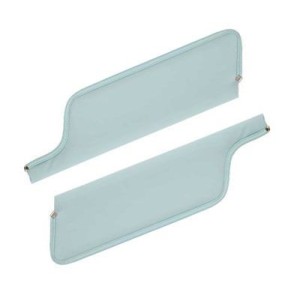 FORD MUSTANG 1967-1968 CABRIOLET PARE SOLEIL BLEU TURQUOISE Convertible Sun Visors Aqua SCOTT DRAKE C7ZZ-7604104-AQ