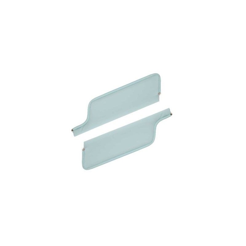 FORD MUSTANG 1967-1968 CABRIOLET PARE SOLEIL BLEU TURQUOISE Convertible Sun Visors Aqua SCOTT DRAKE C7ZZ-7604104-AQ