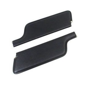 FORD MUSTANG 1967-1968 CABRIOLET PARE SOLEIL NOIR Convertible Sun Visors Black SCOTT DRAKE C7ZZ-7604104-BK