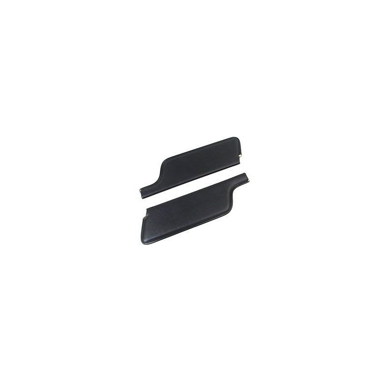 FORD MUSTANG 1967-1968 CABRIOLET PARE SOLEIL NOIR Convertible Sun Visors Black SCOTT DRAKE C7ZZ-7604104-BK