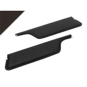 FORD MUSTANG 1967-1968 CABRIOLET PARE SOLEIL NOIR Convertible Sun Visors Black SCOTT DRAKE C7ZZ-7604104-BK