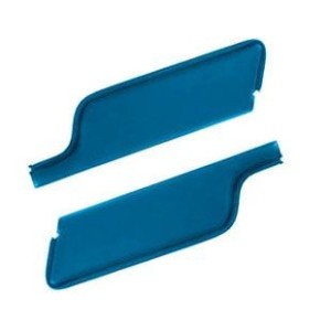 FORD MUSTANG 1967-1968 CABRIOLET PARE SOLEIL BLEU FONCE Convertible Sun Visors Dark blue SCOTT DRAKE C7ZZ-7604104-DB