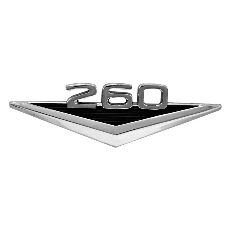 FORD MUSTANG 1964-1965 260 EMBLEME POUR AILE 260 fender emblem SCOTT DRAKE C4DZ-16228-C