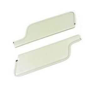 FORD MUSTANG 1967-1968 CABRIOLET PARE SOLEIL BLANC Convertible Sun Visors White SCOTT DRAKE C7ZZ-7604104-WT