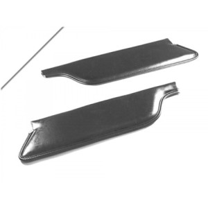 FORD MUSTANG 1969-1973 CABRIOLET PARE SOLEIL WHITE Convertible Sun Visors white SCOTT DRAKE C9ZZ-7604104-WT