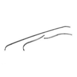 FORD MUSTANG 1965-1966 CABRIOLET ENSEMBLE DE BANDES DE FIXATION ARRIÈRE SUPÉRIEURES Convertible Top Rear Tack Strip Set SCOTT DR