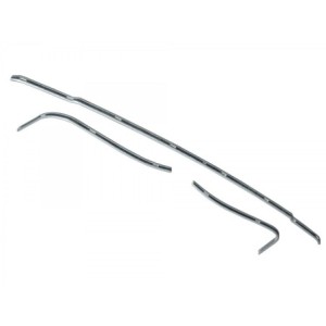 FORD MUSTANG 1967-1968 BAGUETTE DE MAINTIENT AGRAFAGE FIXATION CAPOTE Convertible Top Rear Tack Strip Set SCOTT DRAKE MM-243 ATT