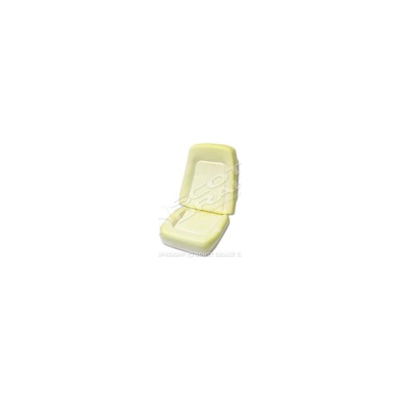 FORD MUSTANG 1970 MOUSSE DE SIEGE AVANT Seat Cushion (Standard Hi-Back) SCOTT DRAKE D0ZZ-6560050/1S