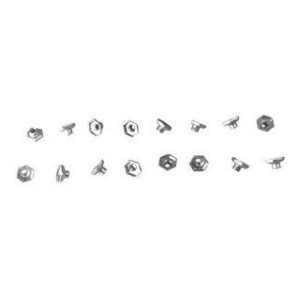 FORD MUSTANG 1964-1968 CABRIOLET SET D ECROUS DE MONTAGE DE JOINTS DE CAPOTE Convertible Top Seal Mounting Set Tube Nut SCOTT DR