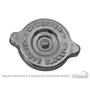 FORD MUSTANG 1967-1971 BOUCHON DE RADIATEUR 13 lbs Concours Radiator Cap Chrome SCOTT DRAKE C7ZZ-8100-AC