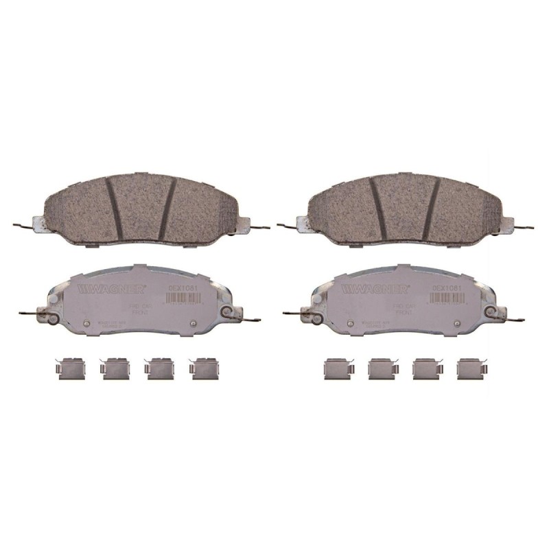 FORD MUSTANG 2005-2014 V6 227 245 V8 281 KIT DE PLAQUETTES DE FREIN AVANT EN CÉRAMIQUE Wagner OEx Brake Pads OEX1081