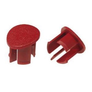 FORD MUSTANG 1987-1993 PLUGS POUR ACCOUDOIRS ROUGE DROIT Arm rest plugs red right SCOTT DRAKE E7ZZ-6124056-RD