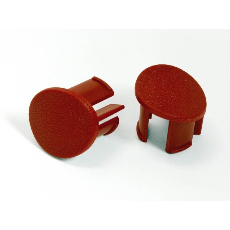 FORD MUSTANG 1987-1993 PLUGS POUR ACCOUDOIRS ROUGE GAUCHE Arm rest plugs red left SCOTT DRAKE E7ZZ-6124057-RD