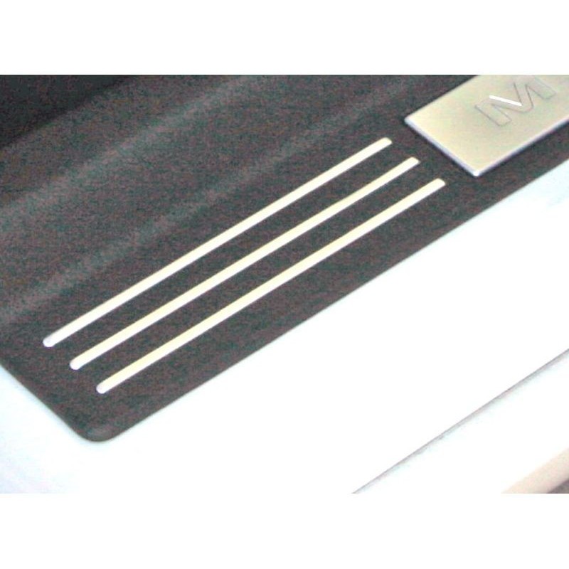 FORD MUSTANG 2005-2013 PLAQUE DE SEUIL AVEC LIGNES Mustang Sill Plate Accent Strips SCOTT DRAKE 5R3Z-13208-BARS