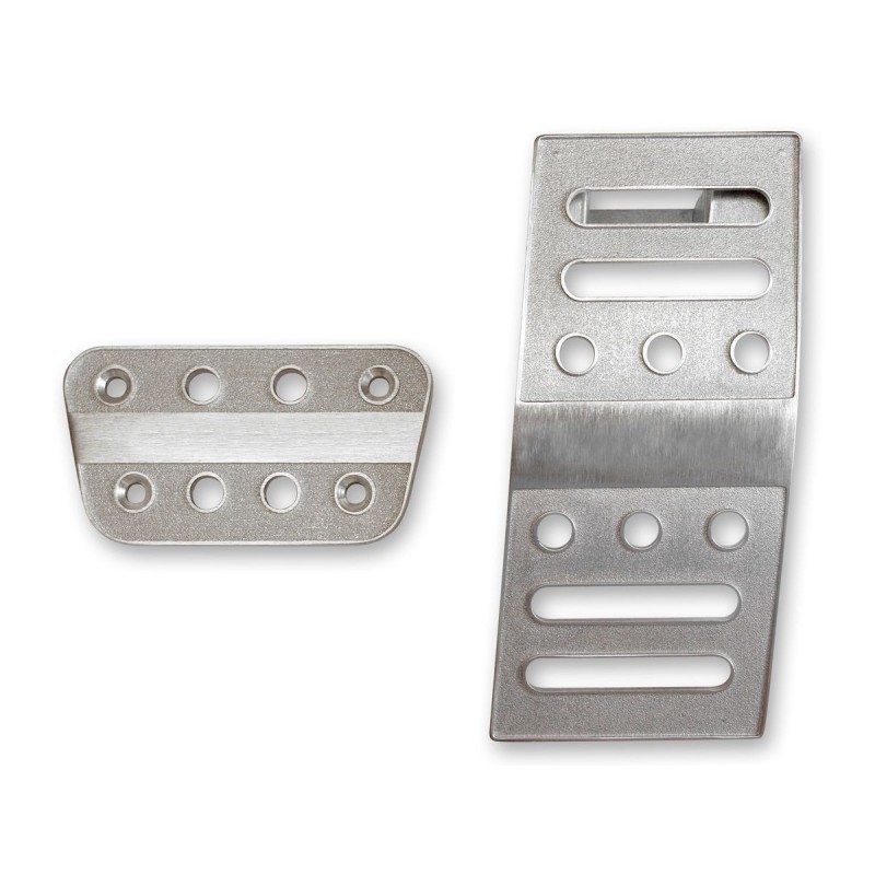 FORD MUSTANG 2005-2014 COUVRE PEDALES ALUMINIUM POUR BOITE AUTOMATIQUE DEUX PIECES Mustang Billet Pedal Covers Automatic 2 piece