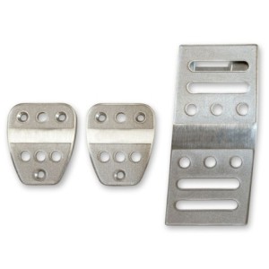 FORD MUSTANG 2005-2014 COUVRE PEDALES ALUMINIUM POUR BOITE MANUELLE TROIS PIECES Mustang Billet Pedal Covers Manual 3 pieces SCO