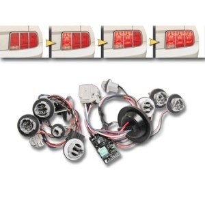 FORD MUSTANG 2005-2009 SYSTEME CONVERSION FEUX A LED SEQUENTIEL Sequential Tail Light kit SCOTT DRAKE 5R3Z-STL