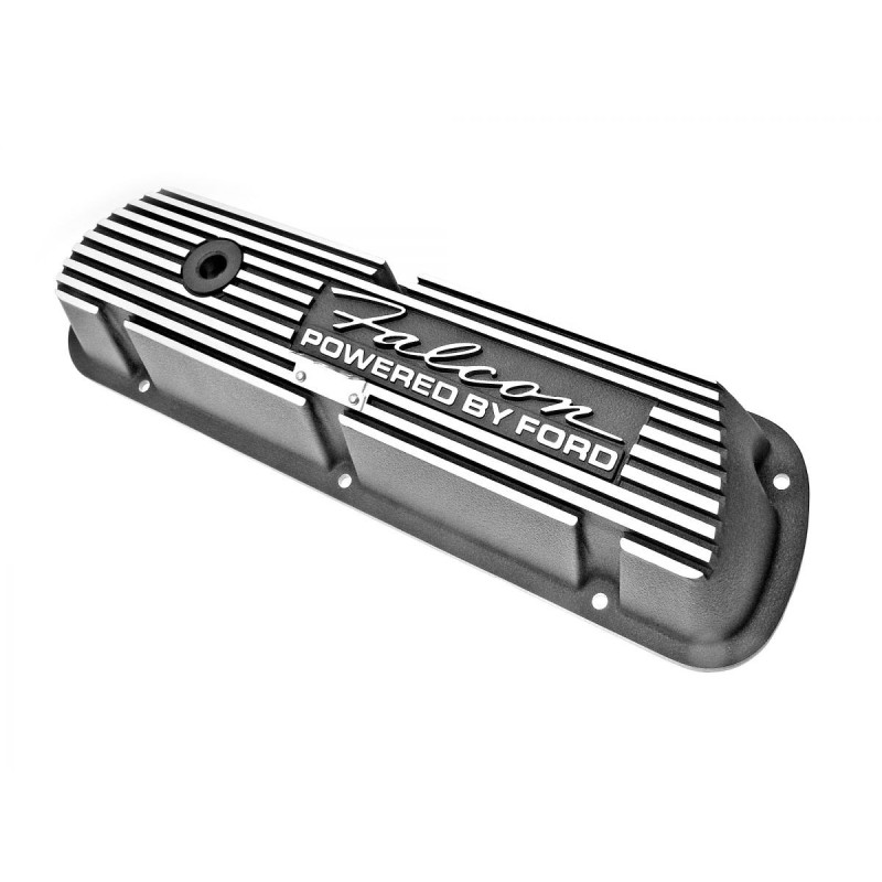 FORD FALCON 1960-1972 PAIRE DE CACHE CULBUTEURS FALCON ALUMINIUM Aluminium Valve Covers Pair SCOTT DRAKE 6A582-F