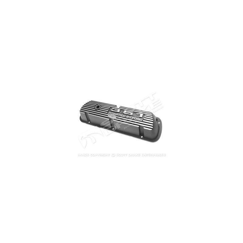 FORD FAIRLANE 1962-1969 PAIRE DE CACHE CULBUTEURS FAIRLANE ALUMINIUM Aluminium Valve Covers Pair SCOTT DRAKE 6A582-FL