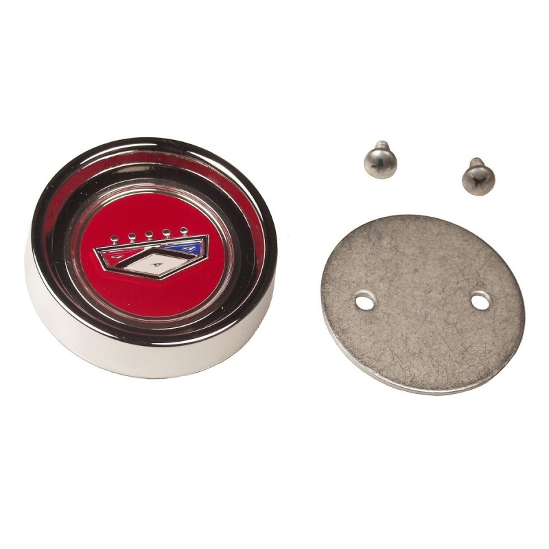 FORD FALCON 1966 CENTRE D ENJOLIVEUR FALON STYLE METAL Falcon Style Steel Hub Cap SCOTT DRAKE C6BZ-1130-S