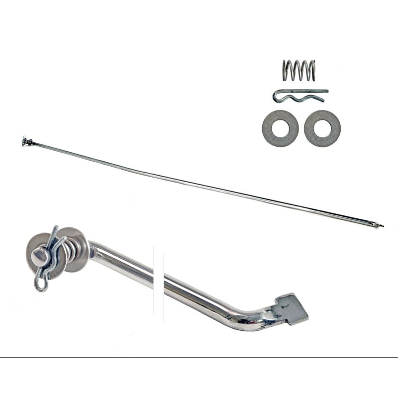 FORD BRONCO 1966-1977 Hood Prop Rod Stainless SCOTT DRAKE C6TZ-16826-S