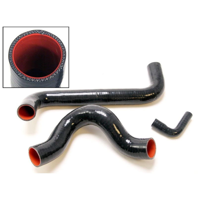 FORD BRONCO 1966-1977 SET DE FLEXIBLES SILICONE POUR RADIATEUR Silicone Radiator hose Set V8 SCOTT DRAKE C6TZ-8260/86-BK