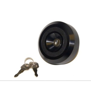 FORD BRONCO 1966-1977 TRAPPE DE VERROUILLAGE DE RESERVOIR D ESSENCE Locking Gas Cap Black SCOTT DRAKE C6TZ-9030-BK-LK