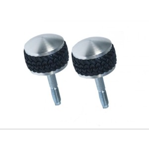 FORD BRONCO 1966-1977 Windshield Knobs pair SCOTT DRAKE C6TZ-9603818-BL