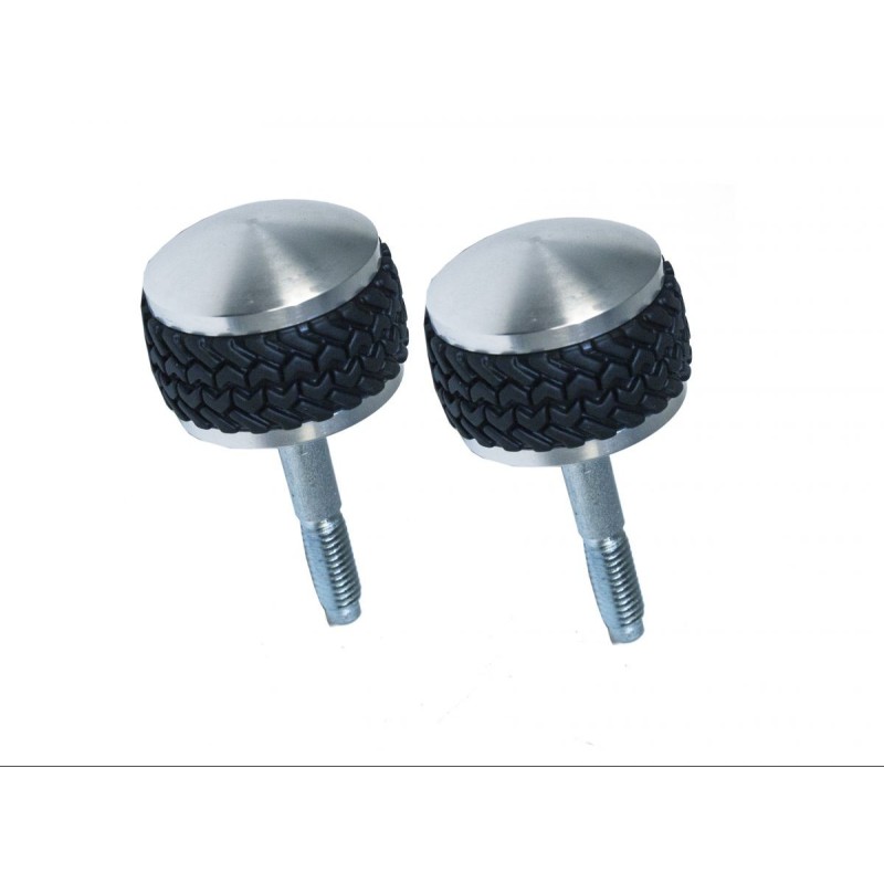 FORD BRONCO 1966-1977 Windshield Knobs pair SCOTT DRAKE C6TZ-9603818-BL