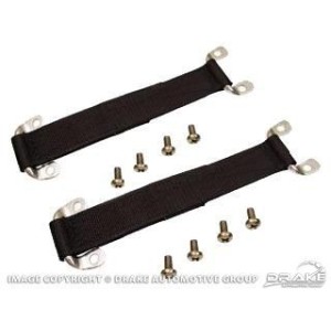 FORD BRONCO 1966-1977 Door strap pair SCOTT DRAKE C6TZ-9623574-BK