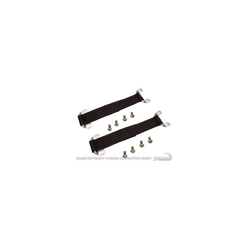 FORD BRONCO 1966-1977 Door strap pair SCOTT DRAKE C6TZ-9623574-BK