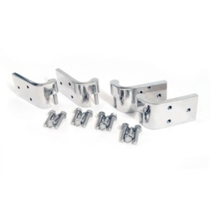 FORD BRONCO 1966-1977 CHARNIERE DE PORTE INOX Door Hinges removable stainless steel SCOTT DRAKE C6TZ-9722800-DR