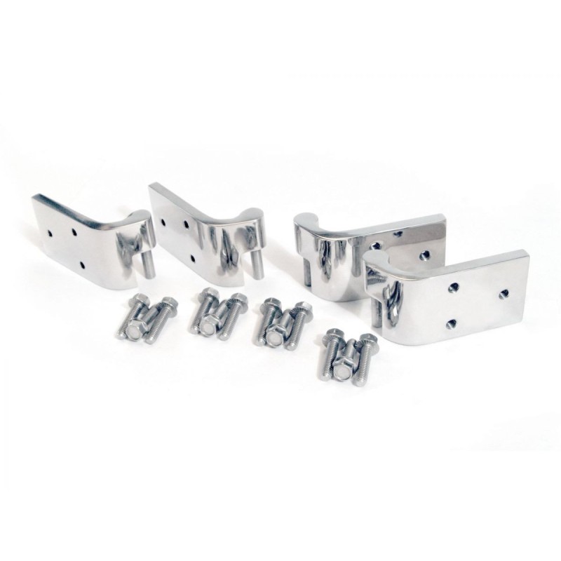 FORD BRONCO 1966-1977 CHARNIERE DE PORTE INOX Door Hinges removable stainless steel SCOTT DRAKE C6TZ-9722800-DR