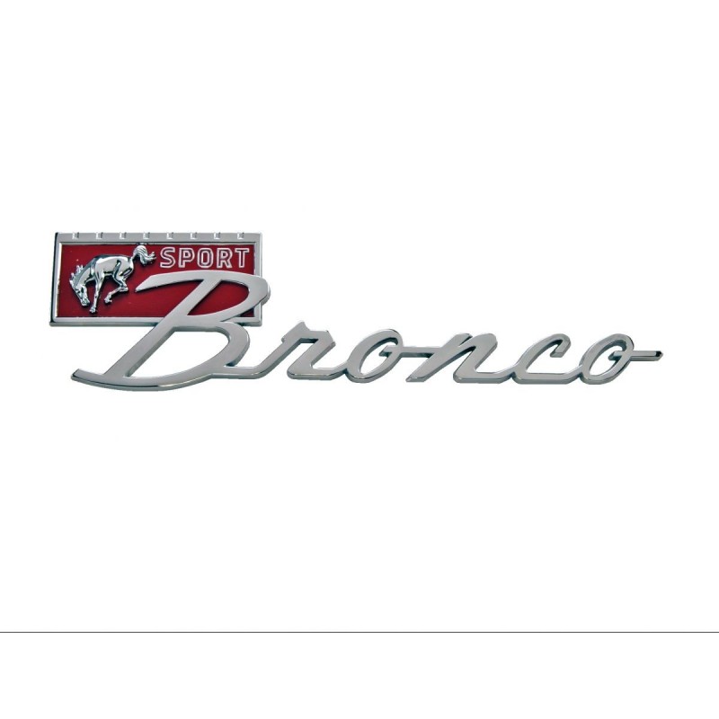 FORD BRONCO 1967-1977 Sport Fender Emblem SCOTT DRAKE C7TZ-16098-A