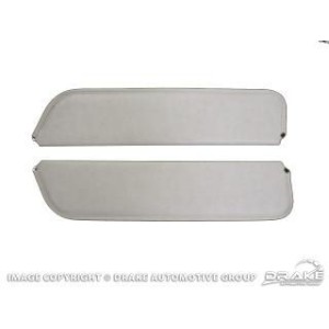 FORD BRONCO 1966-1977 PARE SOLEIL NOIR PARCHEMIN Sun visors Parchment pair SCOTT DRAKE C7TZ-6504104-PR