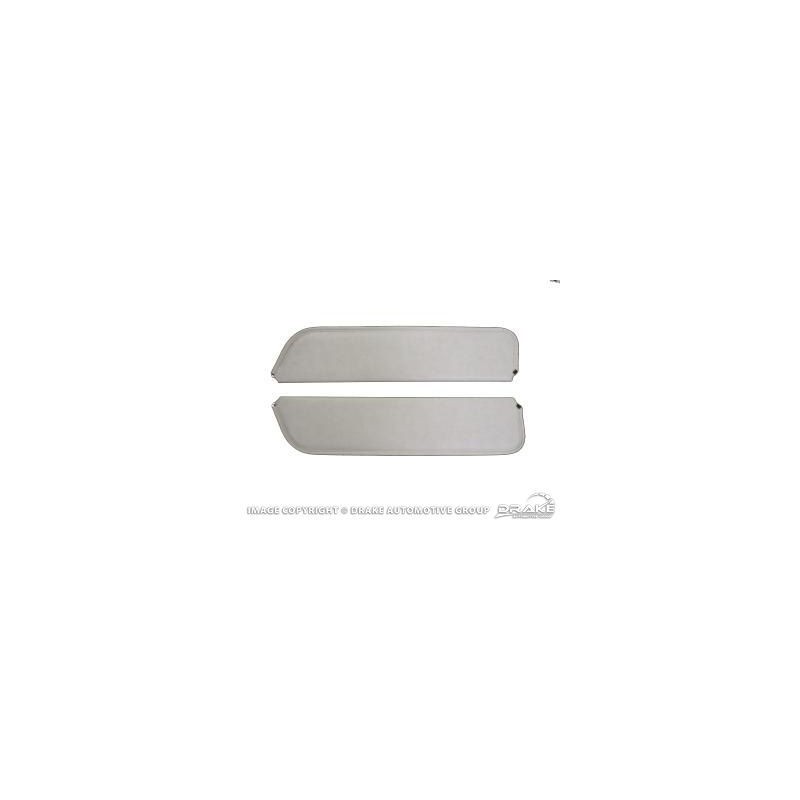 FORD BRONCO 1966-1977 PARE SOLEIL NOIR PARCHEMIN Sun visors Parchment pair SCOTT DRAKE C7TZ-6504104-PR