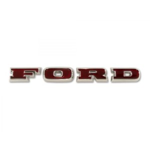 FORD BRONCO 1967-1977 Grill letters red Inlay SCOTT DRAKE C7TZ-8316-S