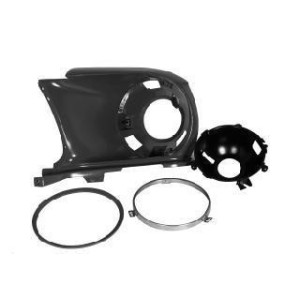 FORD MUSTANG 1967-1968 SUPPORT OPTIQUE CUVELAGE DE PHARE FEU FOND DE LAMPE SOCLE DE LOGEMENT AVANT GAUCHE COTE CONDUCTEUR Reprod