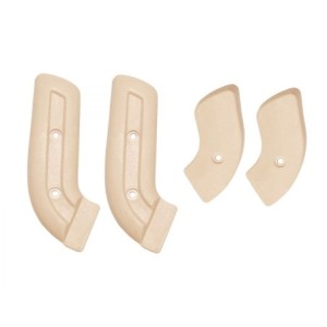 FORD BRONCO 1967-1977 HABILLAGE CACHE CHARNIERE DE SIEGE CLAIR Seat Hinge Covers Neutral SCOTT DRAKE C8TZ-656192/5N