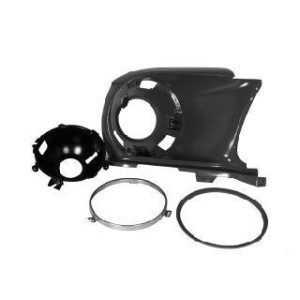 FORD MUSTANG 1967-1968 SUPPORT OPTIQUE CUVELAGE DE PHARE FEU FOND DE LAMPE SOCLE DE LOGEMENT AVANT DROIT COTE PASSAGER Reproduct