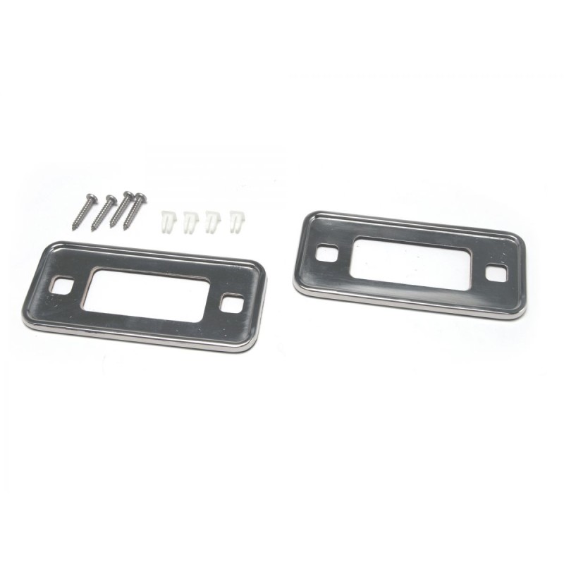 FORD BRONCO 1970-1977 CADRE DE CATADIOPTRE Reflector Bezels Stainless SCOTT DRAKE D0UZ-15A460-S