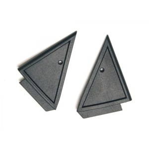FORD MUSTANG 1979-1986 Power Mirror Mount Covers Pair SCOTT DRAKE D8ZZ-17D698/9-D