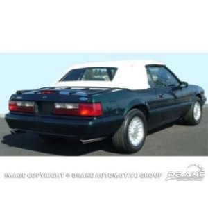 FORD MUSTANG 1983-1990 CAPOTE DE CABRIOLET NOIR AVEC VITRE VERRE Black Convertable top with glass win SCOTT DRAKE E3ZZ-7652701-G